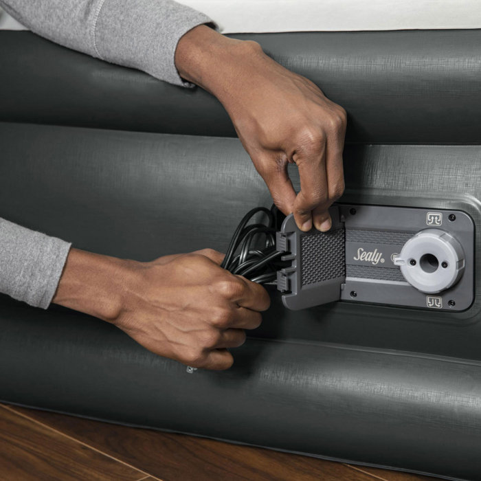 Bestway Sealy Tritech Inflatable Air Mattress Bed Queen 20" with Built